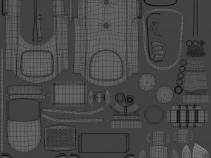 radio militar 3D Model