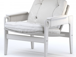 renata armchair-poltrona renatac Modello 3D