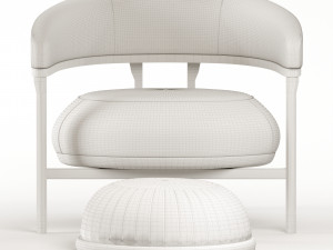 1290 armchair tecni nova interiors 3D 모델