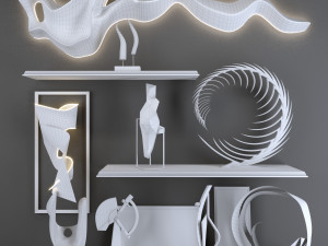set decore 01 3D Модель
