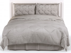 bed pintuck bedding 3D 모델