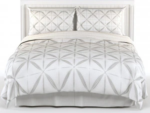 bed pintuck bedding 3D Model