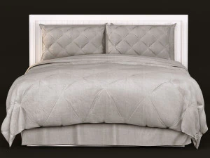 bed pintuck bedding 3D Model