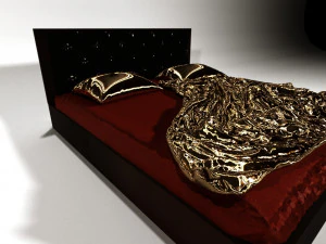 bed 3D Model