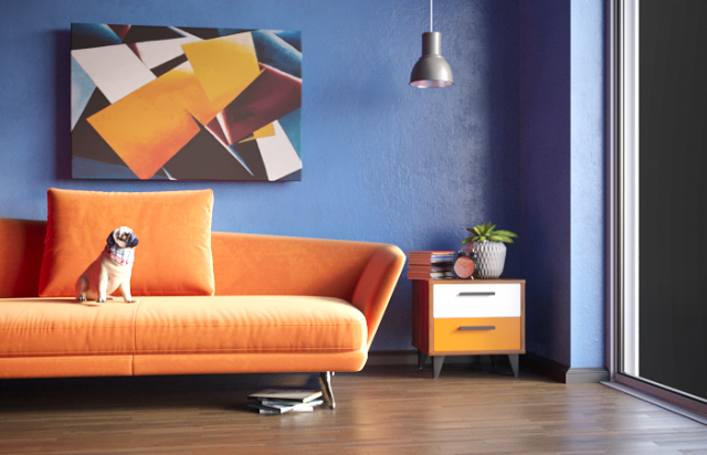 living room Modelo 3D .c4d .max .obj .3ds .fbx .stl .blend 