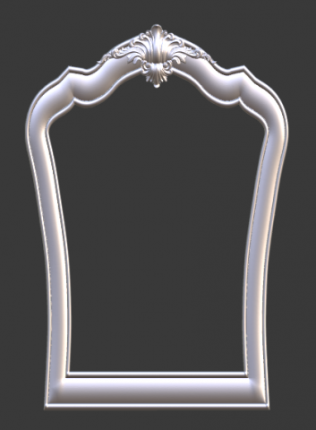mirror frame 3D 模型 .c4d .max .obj .3ds .fbx .stl .blend 