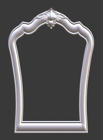 mirror frame 3D Model .c4d .max .obj .3ds .fbx .stl .blend 
