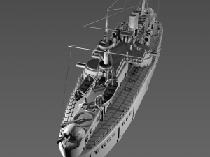 Ship cruiser 3D Модель