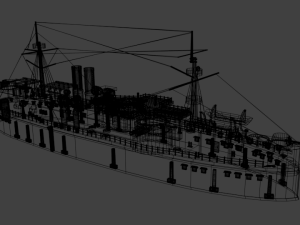 Ship cruiser 3D Модель