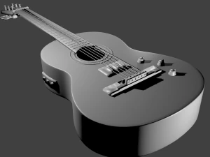 chitarra Modello 3D