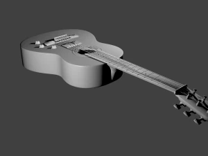 chitarra Modello 3D