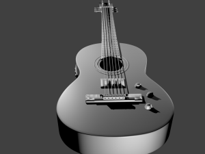 guitar Modello 3D