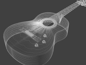 guitar Modello 3D