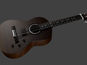 guitar acoustic 3D Модель