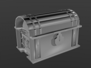 pirate chest Modèle 3D