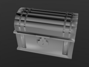 pirate chest Modèle 3D