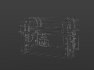 pirate chest Modèle 3D