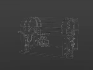 pirate chest 3D Model