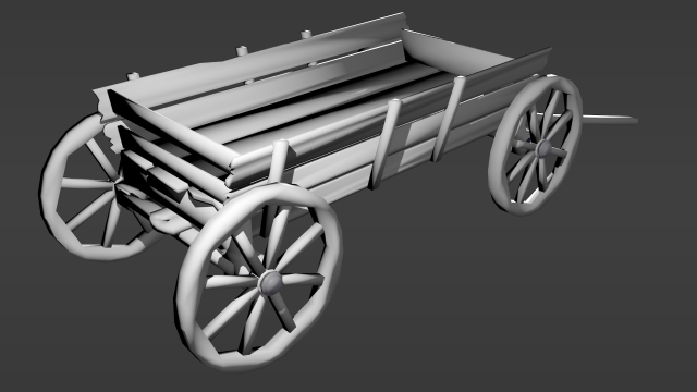 cart 3D 模型 .c4d .max .obj .3ds .fbx .stl .blend 