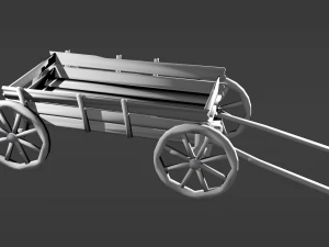 візок 3D Модель