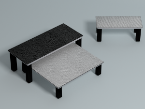 Chair set 3Dモデル