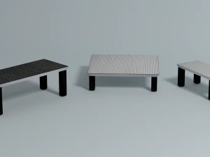 Chair set 3D Model