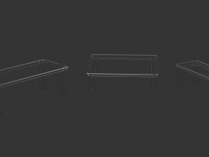 Chair set 3Dモデル