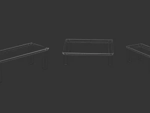 Chair set 3D Model