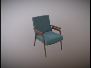 armchair soviet 3D Модель