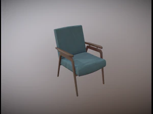 sill&oacute;n sovi&eacute;tico Modelo 3D