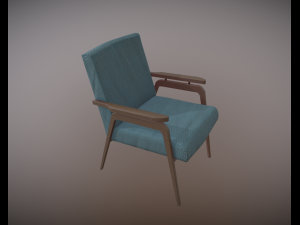 armchair soviet Modelo 3D