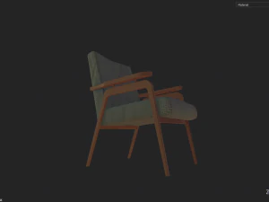 armchair soviet 3D Model