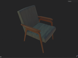 armchair soviet Modelo 3D