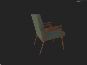 armchair soviet Modelo 3D