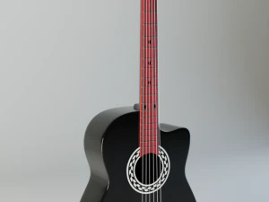 acoustic guitar 3D Model