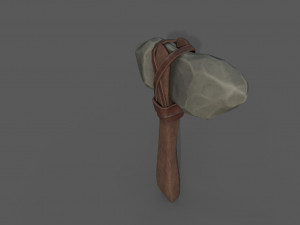 axe pack 1 low-poly 3D 模型