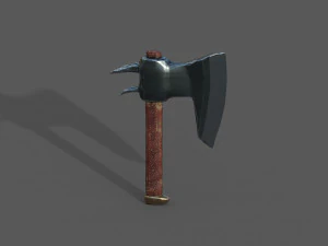 도끼 팩 1 로우 폴리 3D 모델