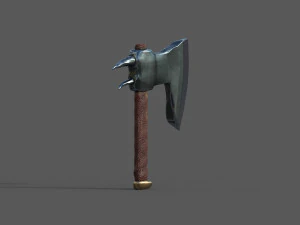 도끼 팩 1 로우 폴리 3D 모델