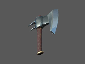 도끼 팩 1 로우 폴리 3D 모델