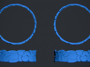 ring splinters 3d print model 3Dプリントモデル