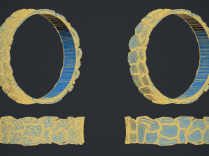 ring splinters 3d print model 3Dプリントモデル
