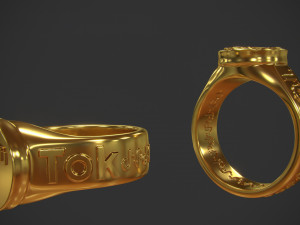 ring tiktok 3d print model 3Dプリントモデル