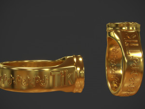 ring tiktok 3d print model 3Dプリントモデル