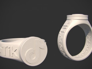 ring tiktok 3d print model 3Dプリントモデル