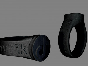 ring tiktok 3d print model 3Dプリントモデル