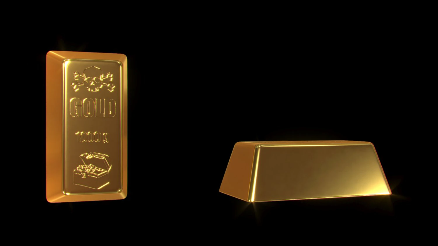 money box gold bullion casket free 3d print model 3D Print Model .c4d .max .obj .3ds .fbx .stl .blend