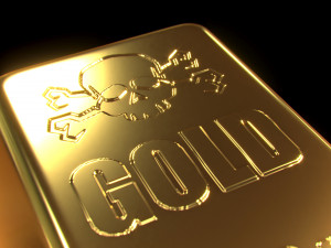 money box gold bullion casket free 3d print model 3D 打印模型