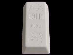 money box gold bullion casket free 3d print model 3D 打印模型
