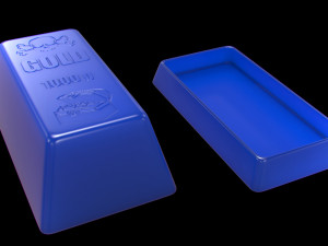 money box gold bullion casket free 3d print model 3D 打印模型