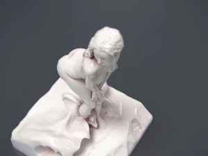 girl and sea 3d print model 3D Print Model